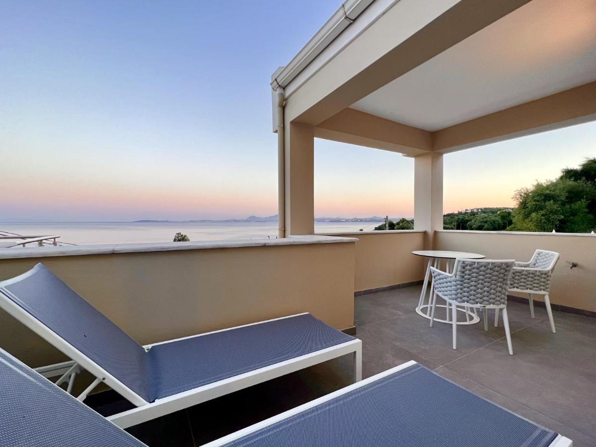 Luxury Villa Barbati Sun With Private Pool By Dadovillas Exterior foto